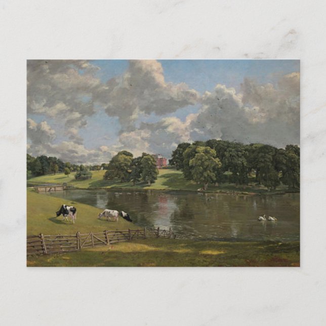 Cartão Postal Wivenhoe Park, Essex, por John Constable Postcard (Frente)