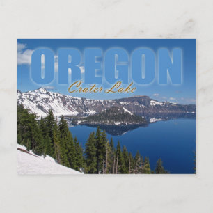 Cartão Postal Wizard Island, Crater Lake National Park, Oregon