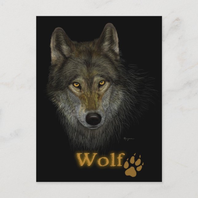 Cartão postal Wolf (Frente)