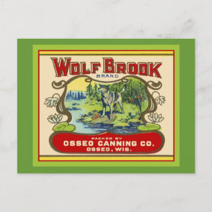 Cartão Postal Wolf Brook Wisconsin