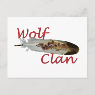 Cartão Postal Wolf Clan