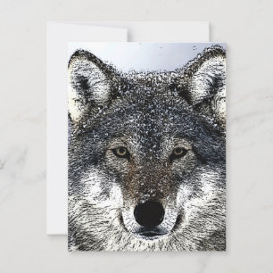 Cartão Postal Wolf Eyes