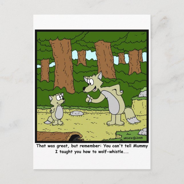 Cartão Postal Wolf-Whistle (Frente)