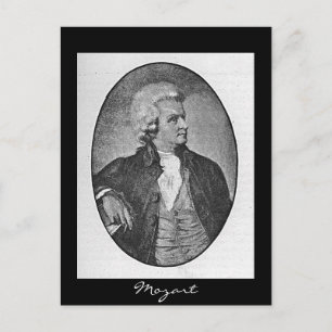 Cartão Postal Wolfgang Amadeus Mozart
