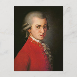 Cartão Postal Wolfgang Amadeus Mozart Portrait