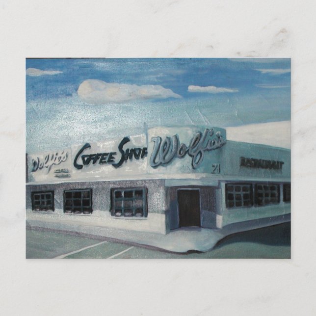 Cartão Postal Wolfie's Miami Beach (Frente)