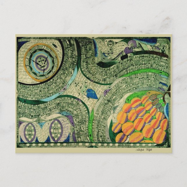 Cartão Postal Wölfli "Santo Mary Castle" Fine Art (Frente)