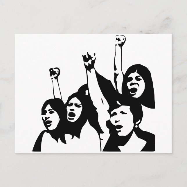 Cartão Postal Women Power (Frente)