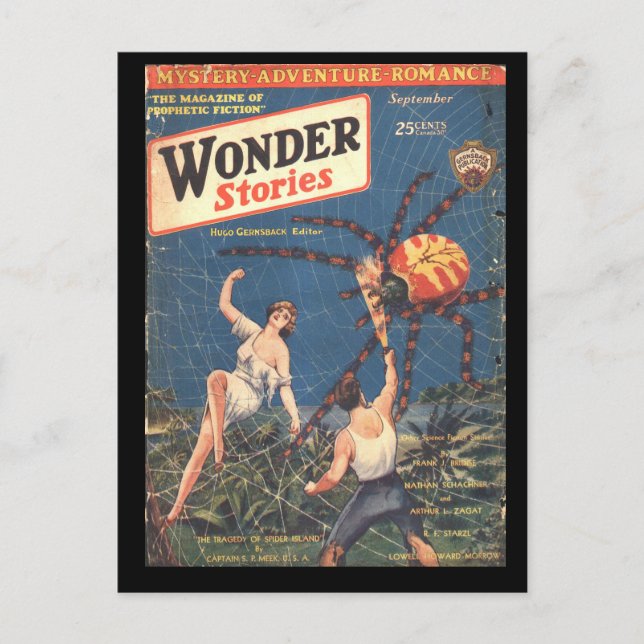 Cartão Postal Wonder Stories v02 n04 (1930-09.Stellar)_Pulp Art (Frente)