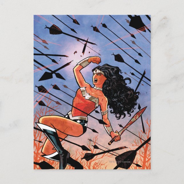 Cartão Postal Wonder Woman Cover #1 (Frente)