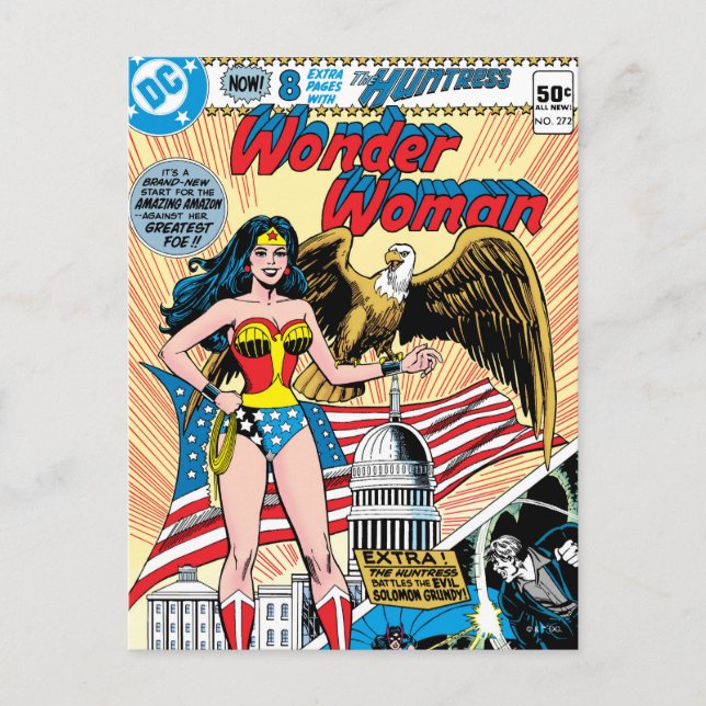 Cartão Postal Wonder Woman Issue #272 (Frente)