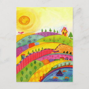 Cartão Postal wonderful world