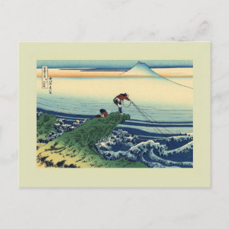Cartão Postal Woodblock Japonês