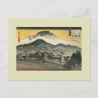 Cartão Postal Woodblock Japonês