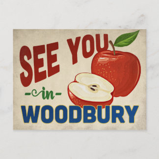 Cartão Postal Woodbury Minnesota Apple - Viagens vintage