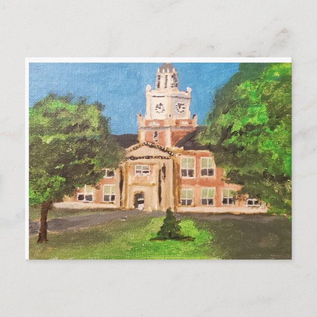 Cartão Postal Woodworth School - Dearborn Michigan (Frente)