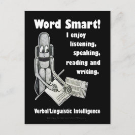 Cartão Postal Word Smart - Vazio