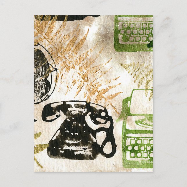 Cartão Postal Working Fall (Frente)