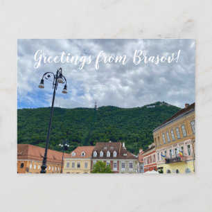 Cartão Postal World2Celebrate: Saudações de Brasov!