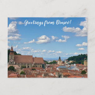 Cartão Postal World2Celebrate: Saudações de Brasov!
