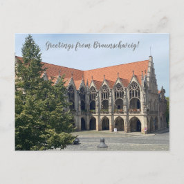 Cartão Postal World2Celebrate: Saudações de Braunschweig!