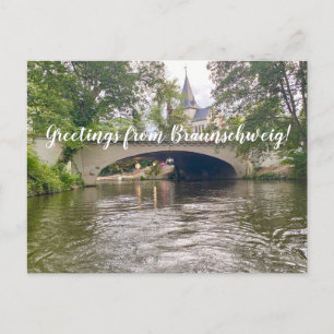 Cartão Postal World2Celebrate: Saudações de Braunschweig!