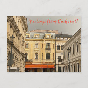 Cartão Postal World2Celebrate: Saudações de Bucareste!