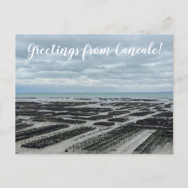 Cartão Postal World2Celebrate: Saudações de Cancale! (Frente)