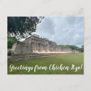 Cartão Postal World2Celebrate: Saudações de Chichén Itzá!