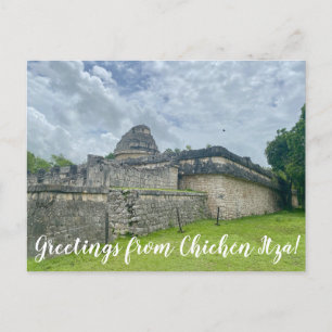Cartão Postal World2Celebrate: Saudações de Chichén Itzá!