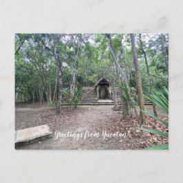 Cartão Postal World2Celebrate: Saudações de Iucatã!