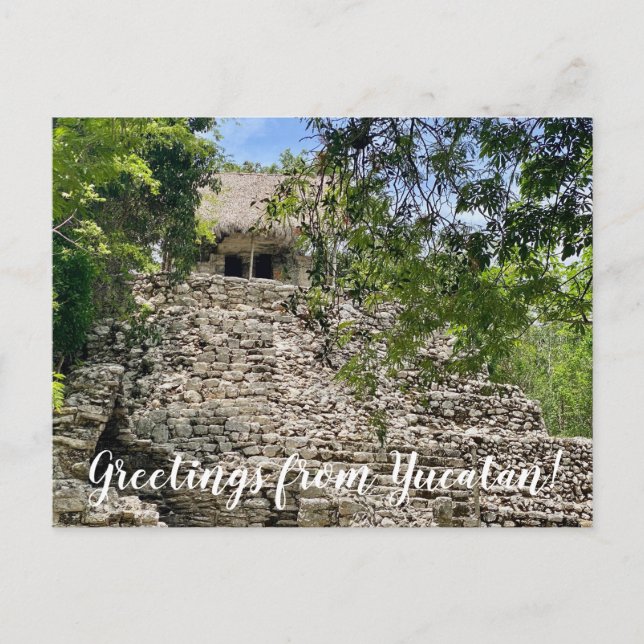 Cartão Postal World2Celebrate: Saudações de Iucatã! (Frente)
