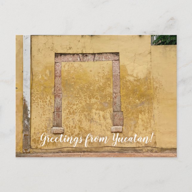 Cartão Postal World2Celebrate: Saudações de Iucatã (Frente)