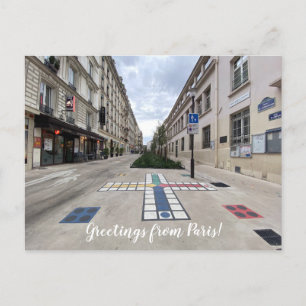 Cartão Postal World2Celebrate: Saudações de Paris!