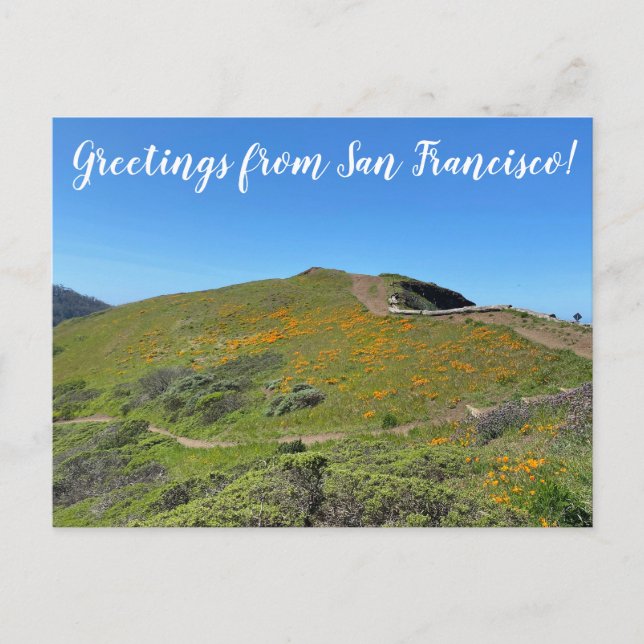 Cartão Postal World2Celebrate: Saudações de São Francisco! (Frente)