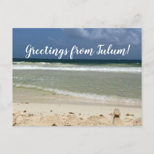 Cartão Postal World2Celebrate: Saudações de Tulum!