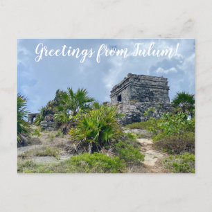 Cartão Postal World2Celebrate: Saudações de Tulum!