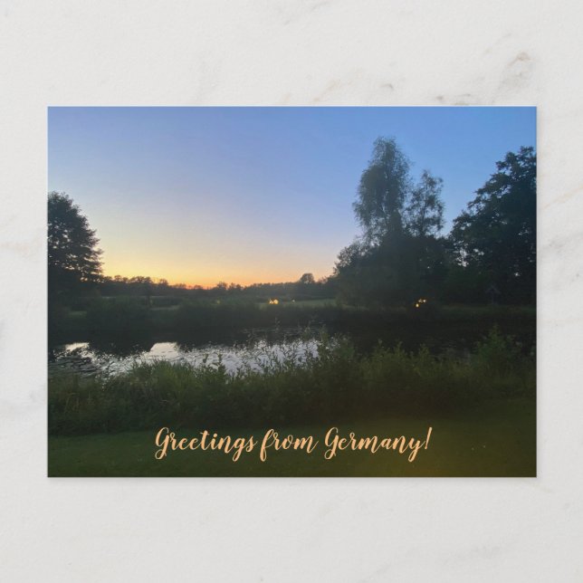 Cartão Postal World2Celebrate: Spreewald, Alemanha (Frente)