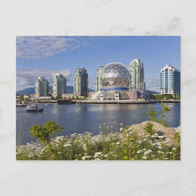 Cartão Postal World of Science, Vancouver, Colúmbia Britânica, (Frente)