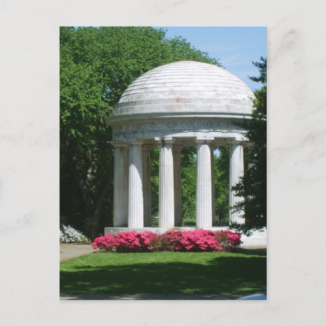 Cartão Postal World War One Memorial (Frente)