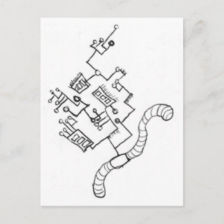 Cartão Postal Wormwired