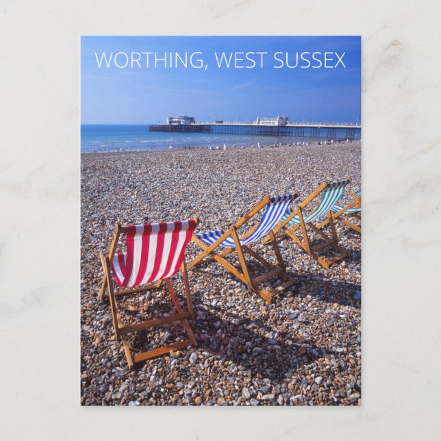 Cartão Postal Worthing (Frente)