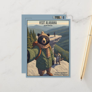 Cartão Postal WPA Alabama Monte Cheaha