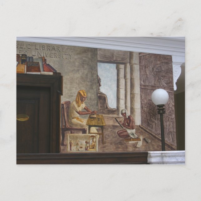 Cartão Postal WPA Murals 2 ~ postcard (Frente)