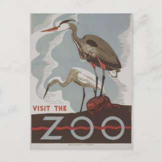 Cartão Postal WPA - O Zoo