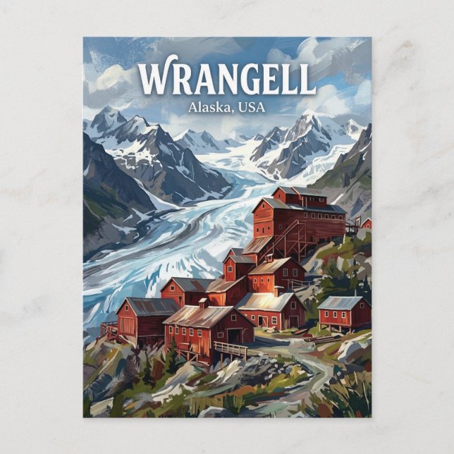 Cartão Postal Wrangell-St. Elias EUA (Frente)