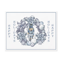 Wreath do Quebra-Nozes de Natal Branco