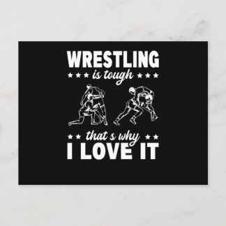 Cartão Postal Wrestling Tough Why I Love It Martial Arts Fan