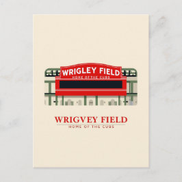Cartão Postal Wrigley Field: Home of the Cubs