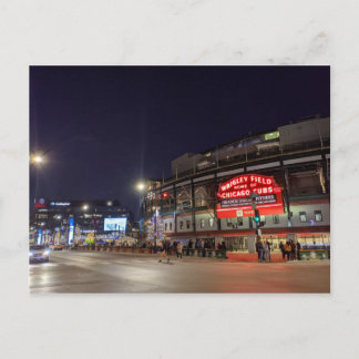 Cartão Postal Wrigley Field - Night